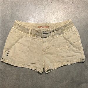 Marrakech Tan Cargo Style Shorts 28